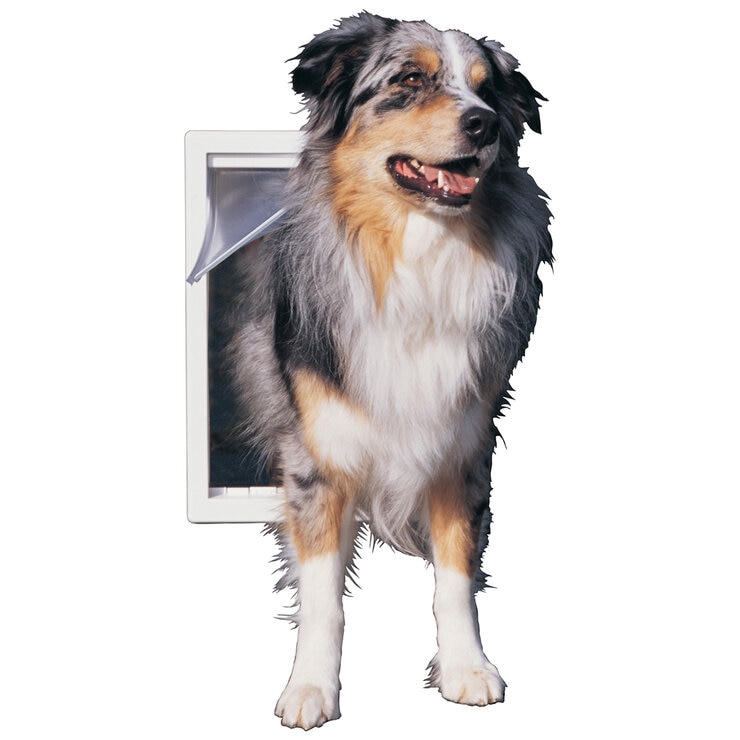 Ideal Pet Products Puerta de Plástico para Perro de Raza Grande Ideal Pet Products Puerta de Plástico para Perro de Raza Grande