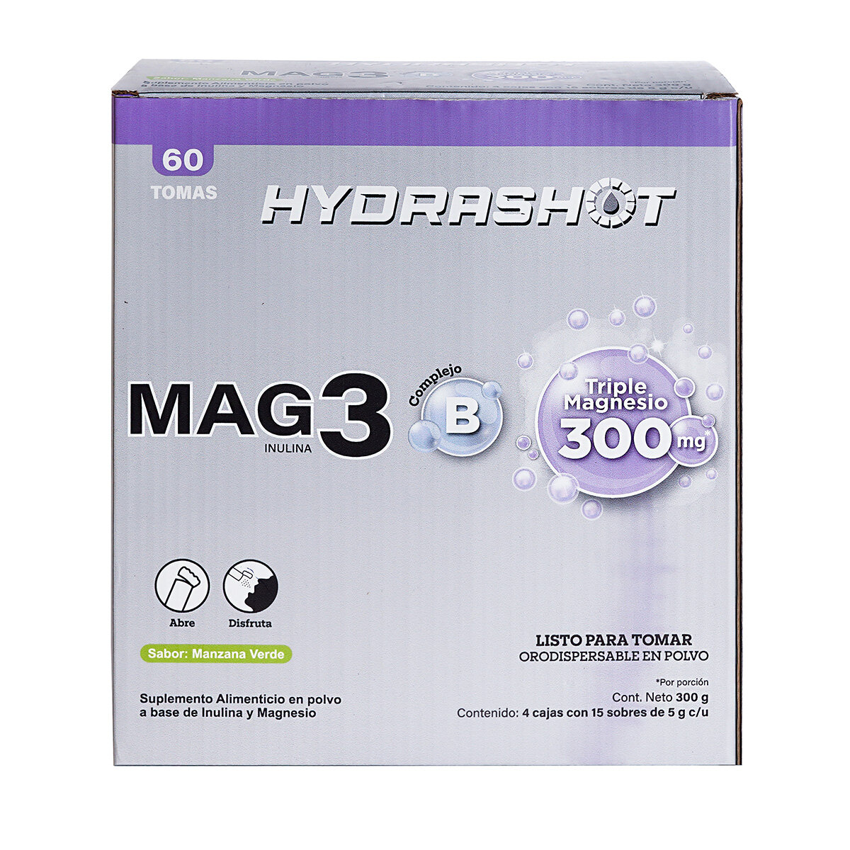 Hydrashot Mag3 60 Sobres Hydrashot Mag3 60 Sobres
