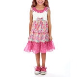 Jona Michelle Vestido para Niñas Rosa 7 Años