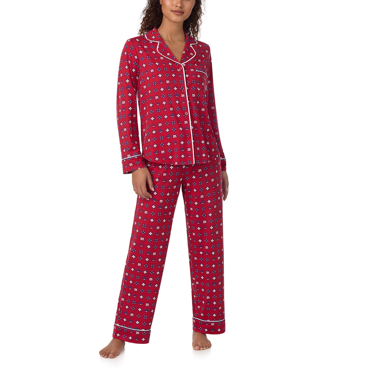 DKNY Pijama para Dama rojo chica