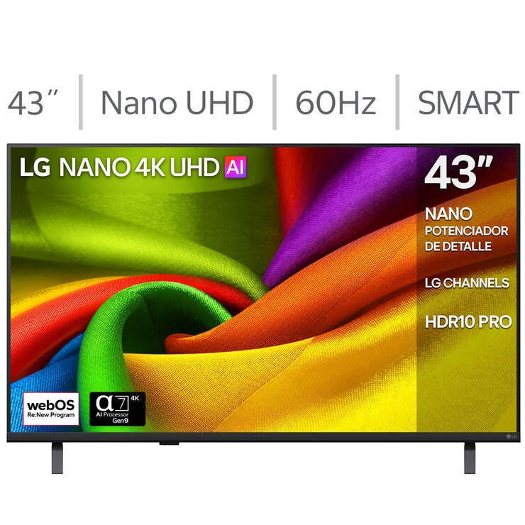 LG Pantalla 43" Nano UHD 4K Smart TV LG Pantalla 43" Nano UHD 4K Smart TV