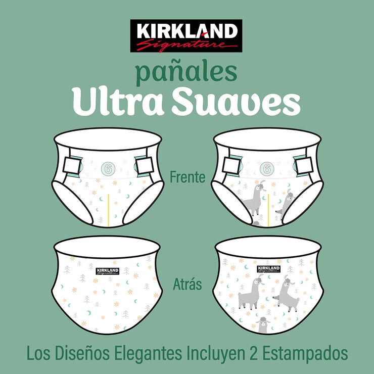 Kirkland Signature Pañales Etapa 6 Unisex 132 pzas Kirkland Signature Pañales Etapa 6 Unisex 132 pzas