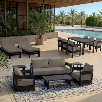 MoDe Living, Sanford Estate Colección de Patio, 15 piezas