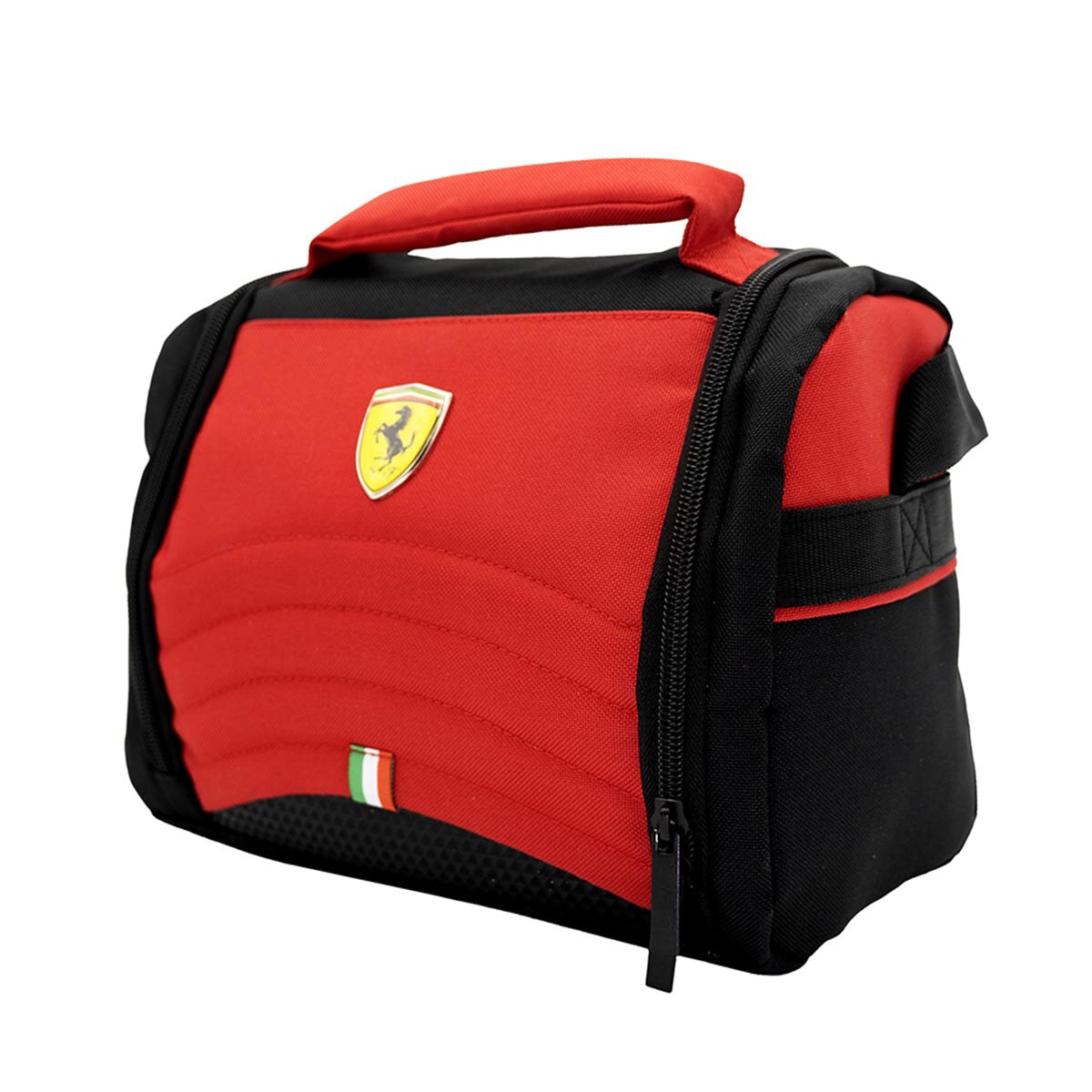 Mochila con Lonchera y Lapicera Ferrari  