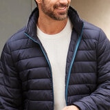 Weatherproof Chamarra empacable para Caballero Azul Chica
