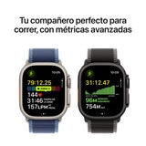 Apple Watch Ultra 3 (GPS + Celular) 49mm Titanio Natural + Correa Alpine Azul Claro - Talla S