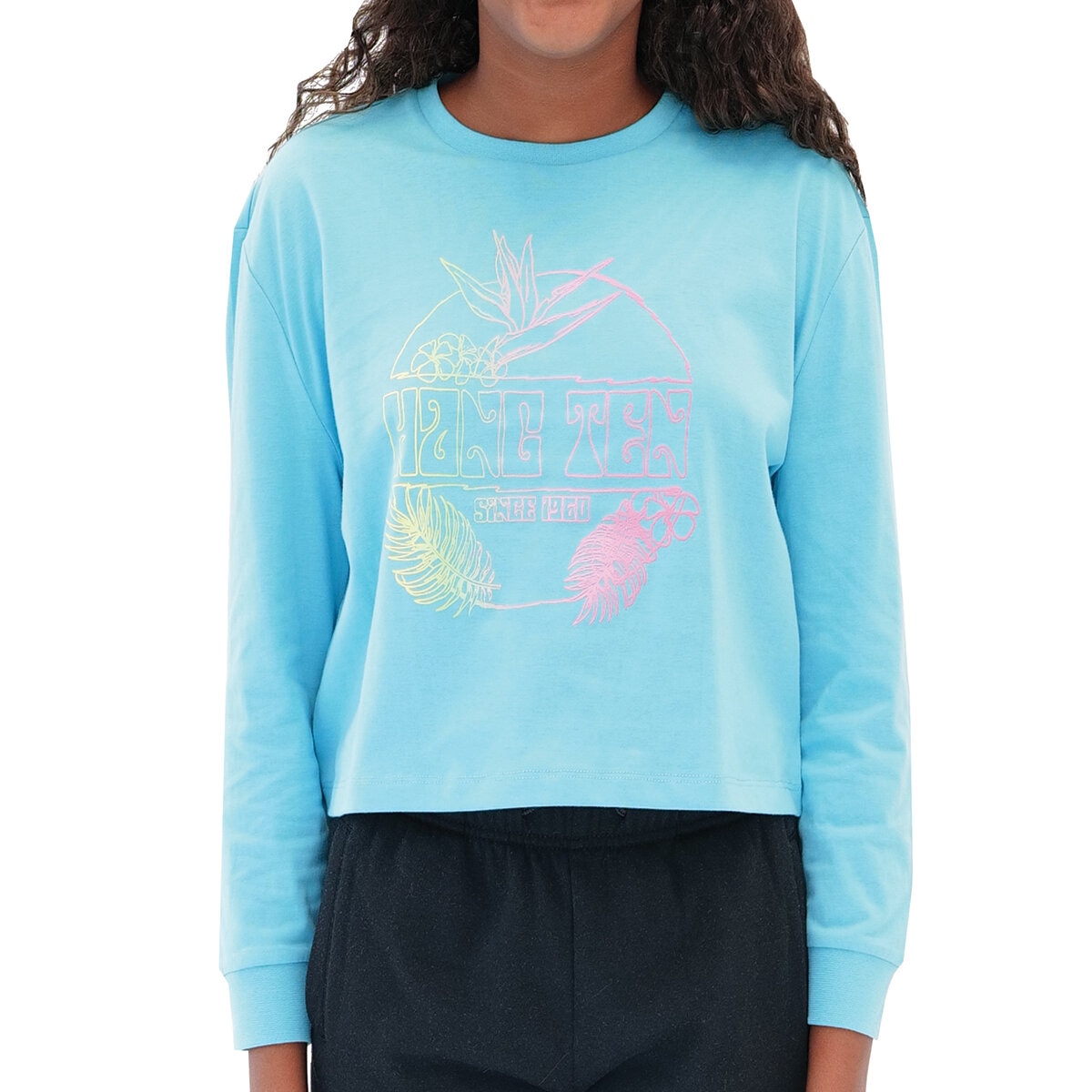 Hangten Playeras 2 piezas para Niños y Niñas Rosa / Azul 14 / 16 Años