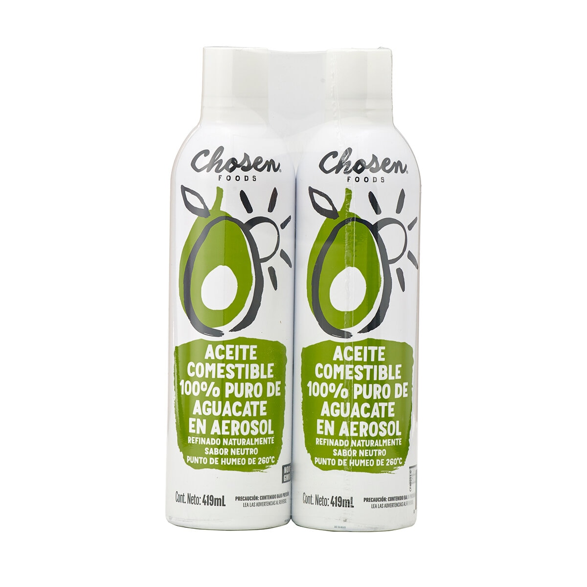Chosen Foods Aceite de Aguacate en Spray 2/383 g