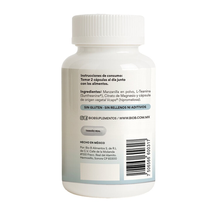 Bio B DeTense l- Teanina y Magnesio 90 Cápsulas
