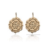 Mayfer, juego de Aretes y Collar Decorado con Mandalas, Aleación de Metal