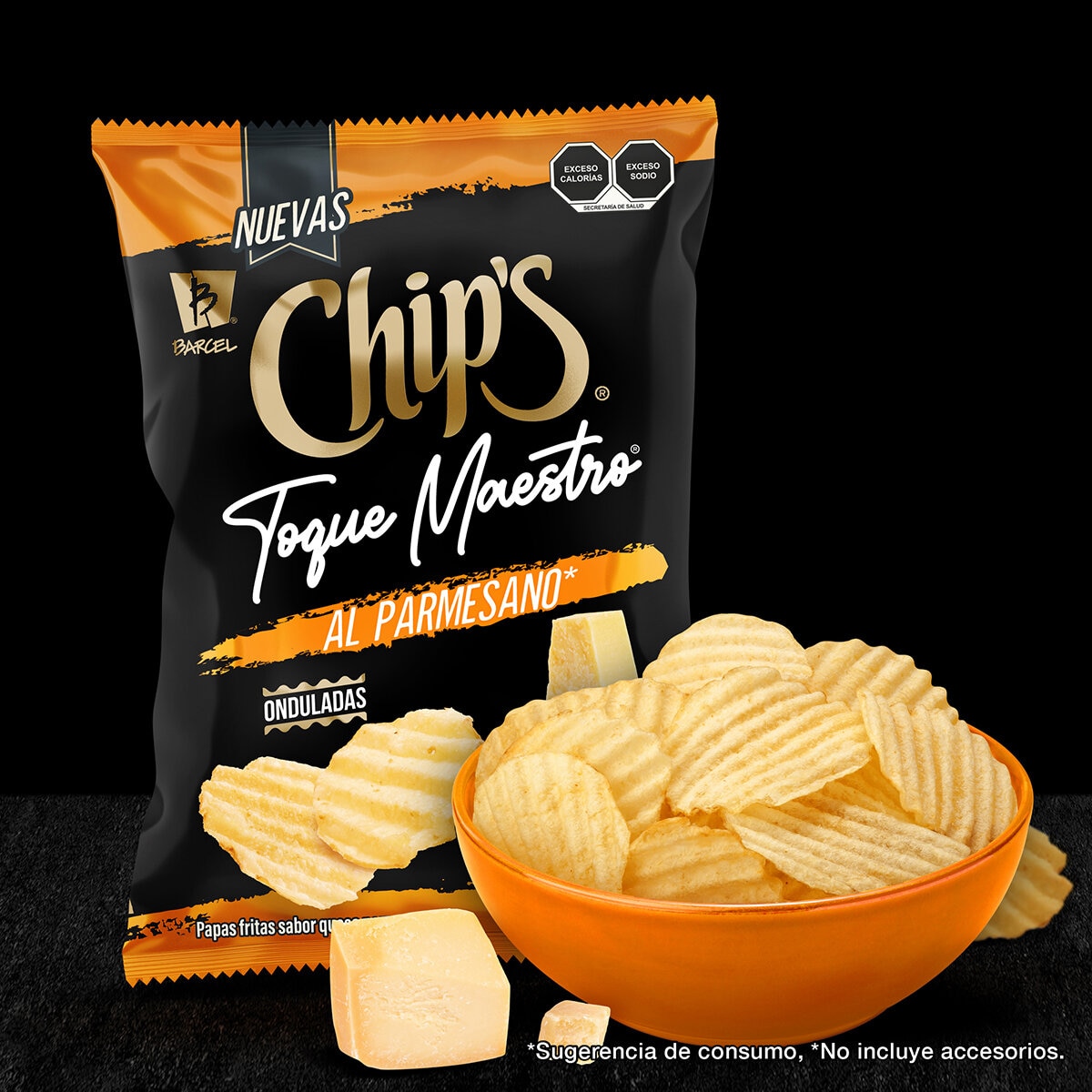 Chip's Toque Maestro Papas al Parmesano 655 g