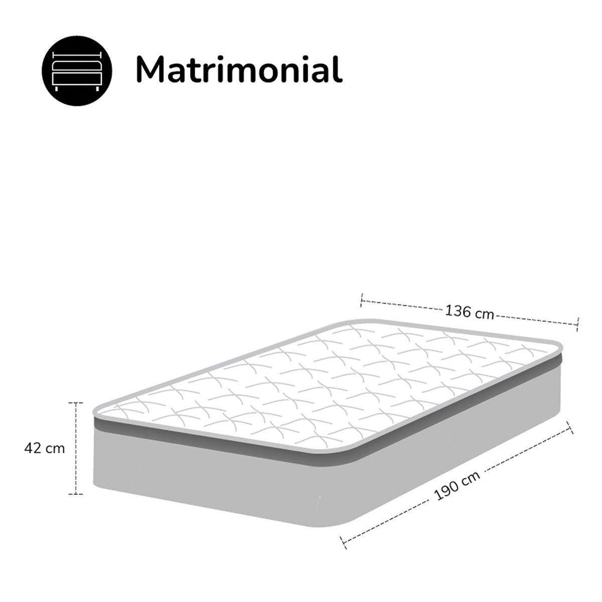 América, Larson, Colchón Matrimonial