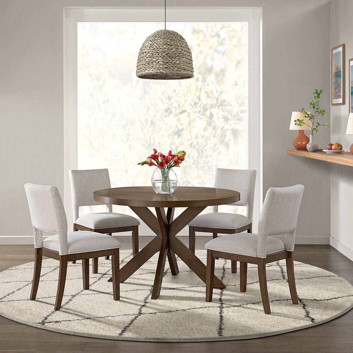 Bayside Furnishings, Amelia, Juego de Comedor de 5 piezas Bayside Furnishings, Amelia, Juego de Comedor de 5 piezas
