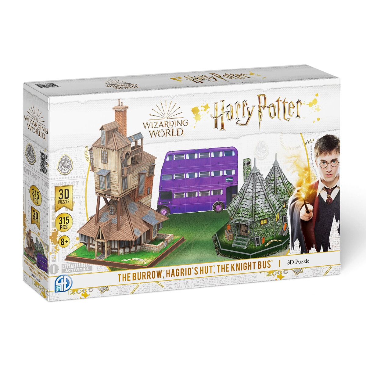 Rompecabezas en 3D 3 en 1 Harry Potter™ La Madriguera, l...