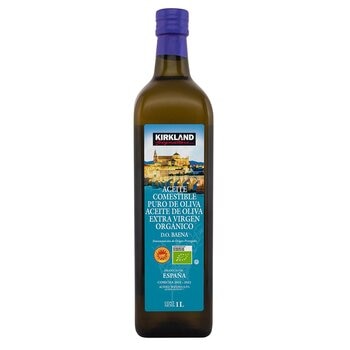 Kirkland Signature Aceite de Oliva Extra Virgen Orgánico Baena 1 L