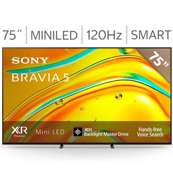 Sony Pantalla 75” BRAVIA 5 MINILED Smart TV