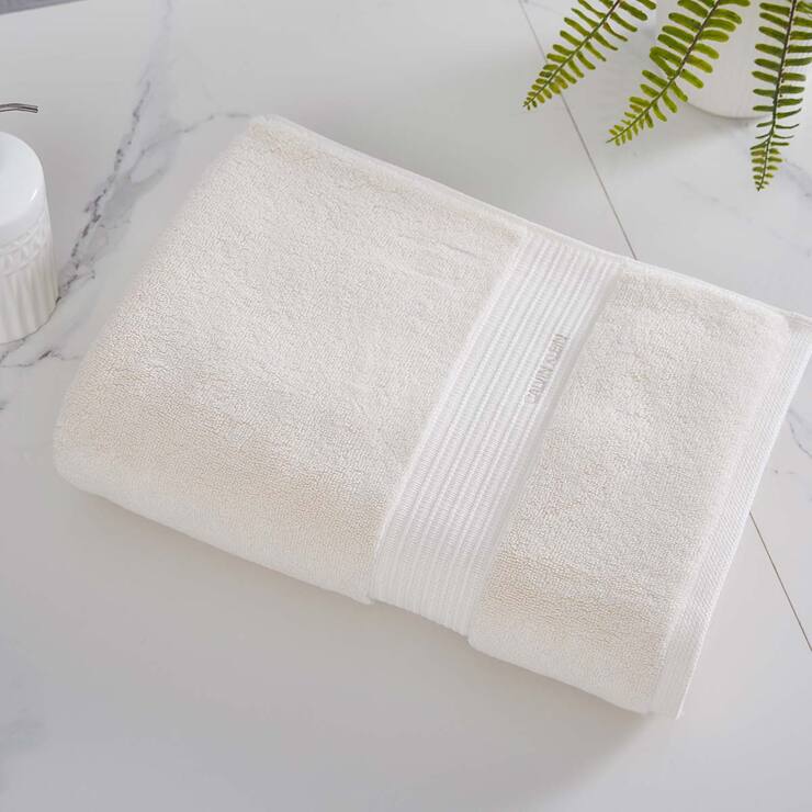 Calvin Klein, Toalla de Baño, Crema Calvin Klein, Toalla de Baño, Crema