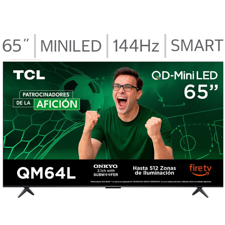 TCL Pantalla 65" Miniled 4K Fire TV TCL Pantalla 65" Miniled 4K Fire TV