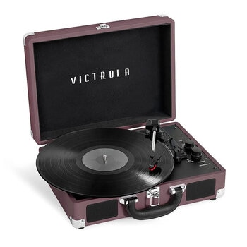 Victrola, Tornamesa Vintage Bluetooth - Portafolio Vintage Magenta