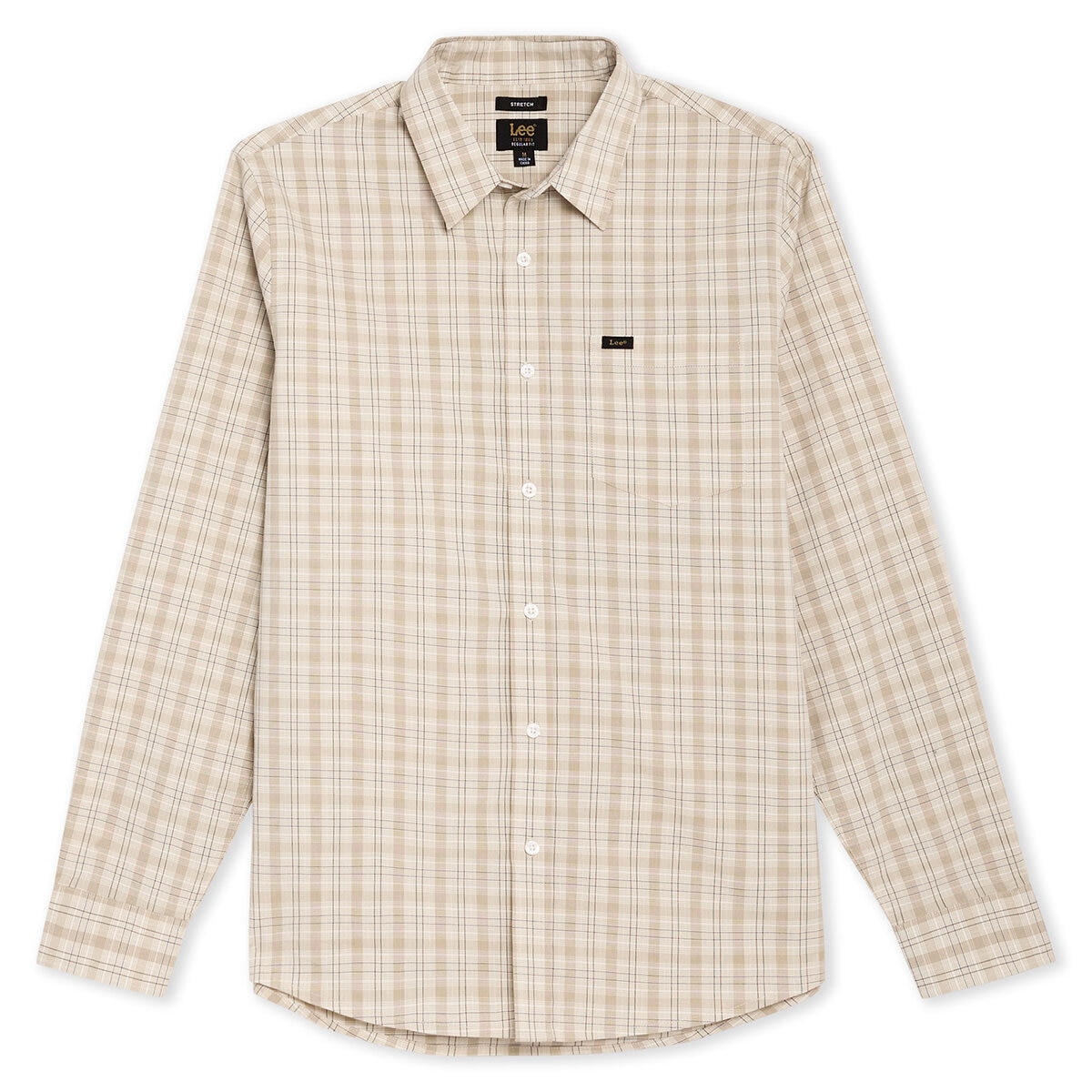 Lee Camisa para Caballero Café Chica