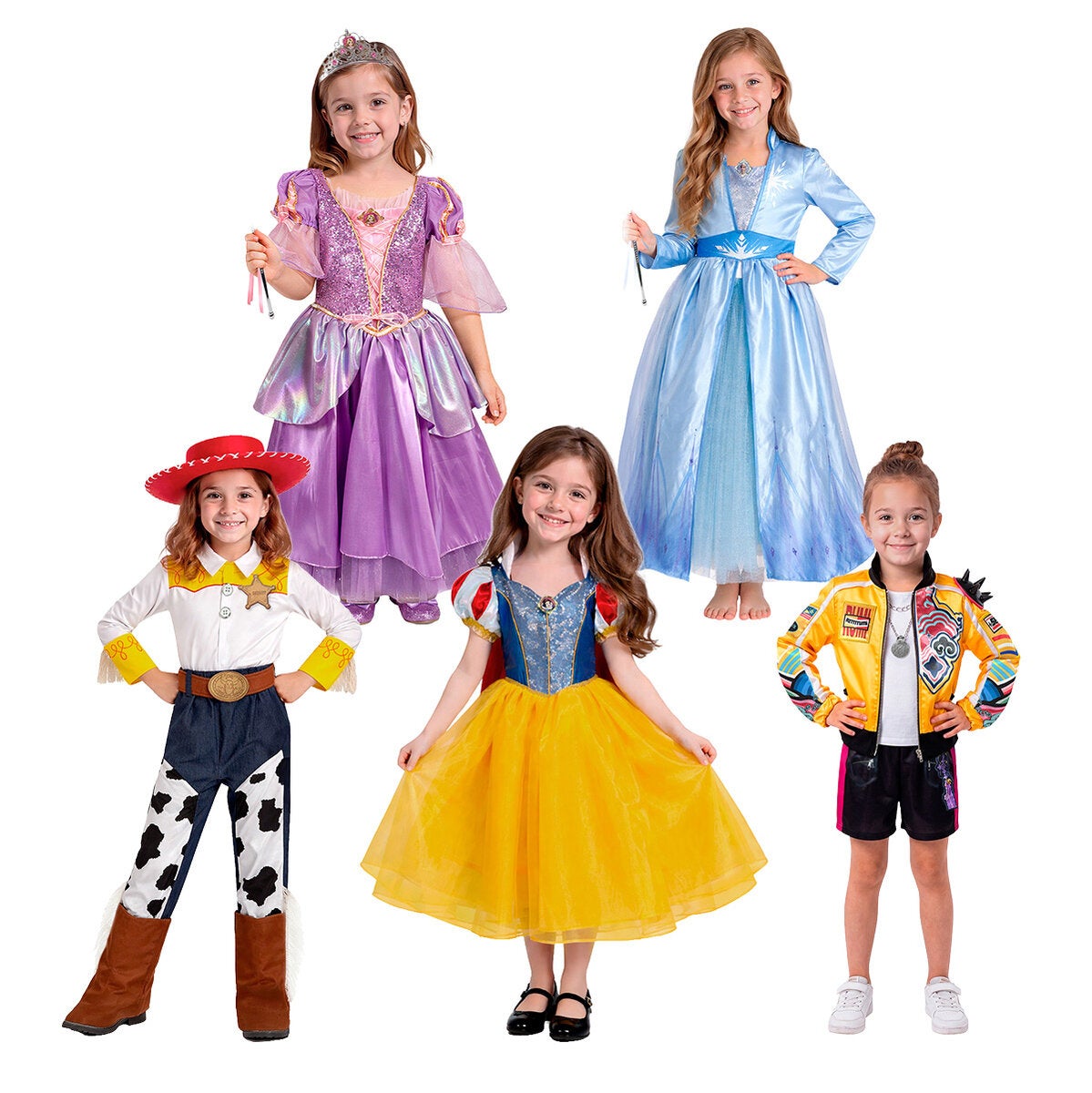 Disfraz para Niña, Princesas Varios Modelos Disfraz para Niña, Princesas Varios Modelos