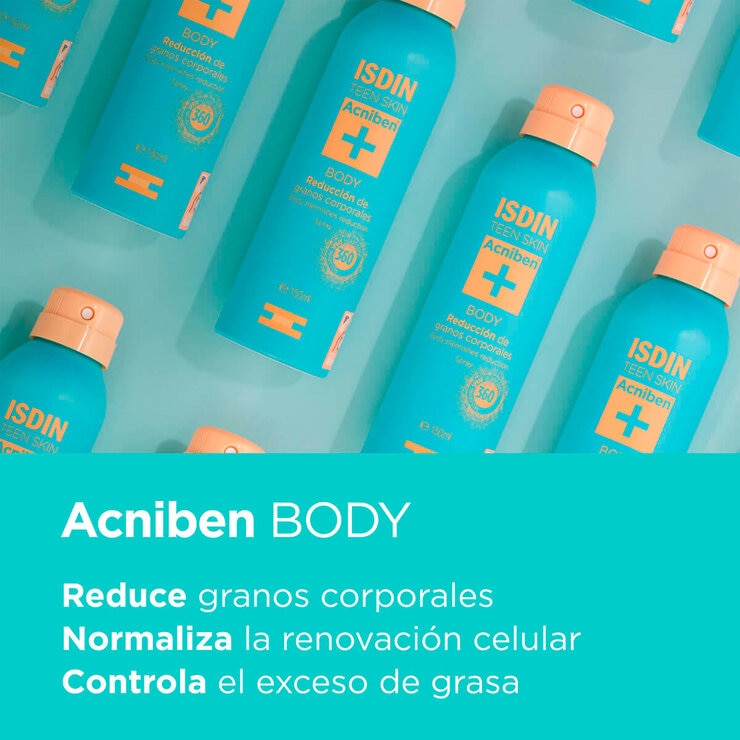 Isdin Acniben Body reduccion de granos corporales spray 150Ml