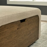 Universal Broadmoore Furniture, Otomano de Tela con Cajones