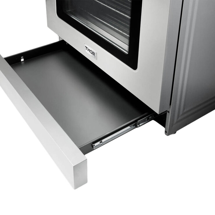 Thor Kitchen Estufa de Gas Natural 6 Quemadores 91 cm Convertible a Gas LP (Kit Incluido)