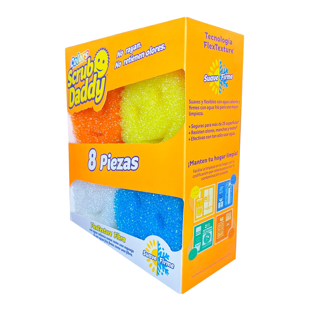 Scrub Daddy  Sponge Daddy estropajos (4 piezas) Scrub Daddy