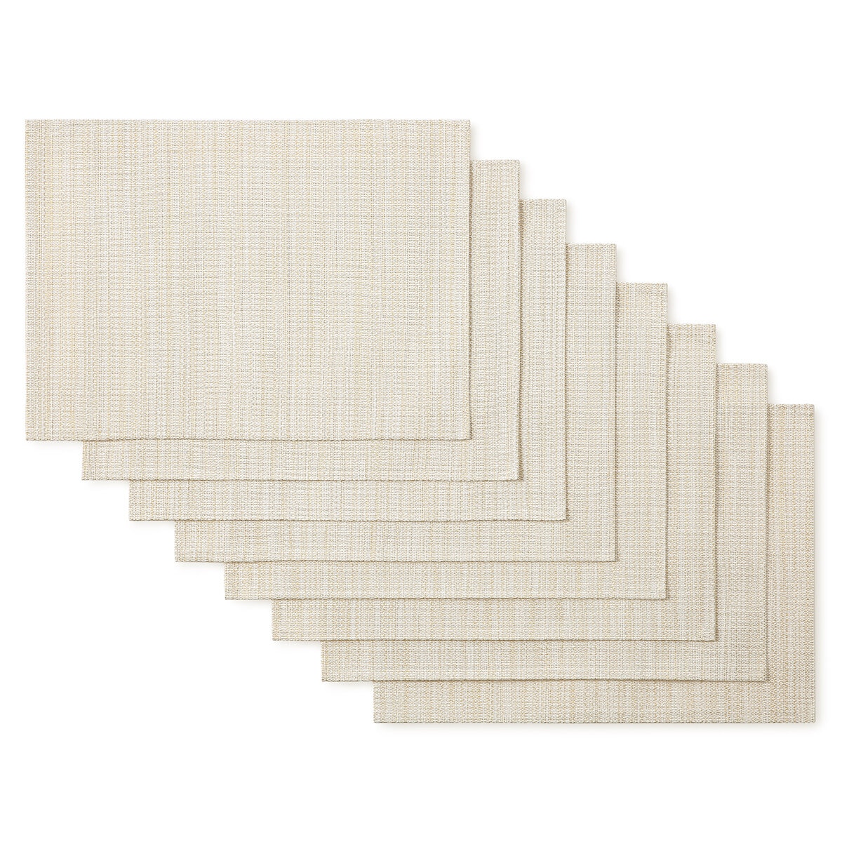 Town & Country Living, Juego de 8 Manteles Individuales, Beige Town & Country Living, Juego de 8 Manteles Individuales, Beige