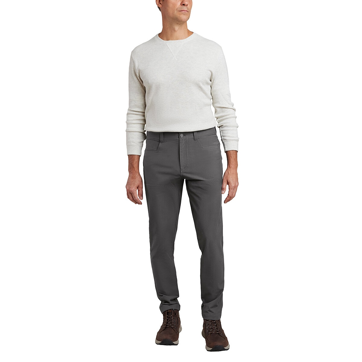 Kirkland Signature Pantalones para Caballero gris 34 x 32