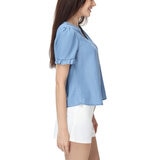 Frye Blusa para Dama Azul claro Mediana Frye Blusa para Dama Azul claro Mediana