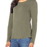 Well Worn Playera para Dama Verde Extra Chica