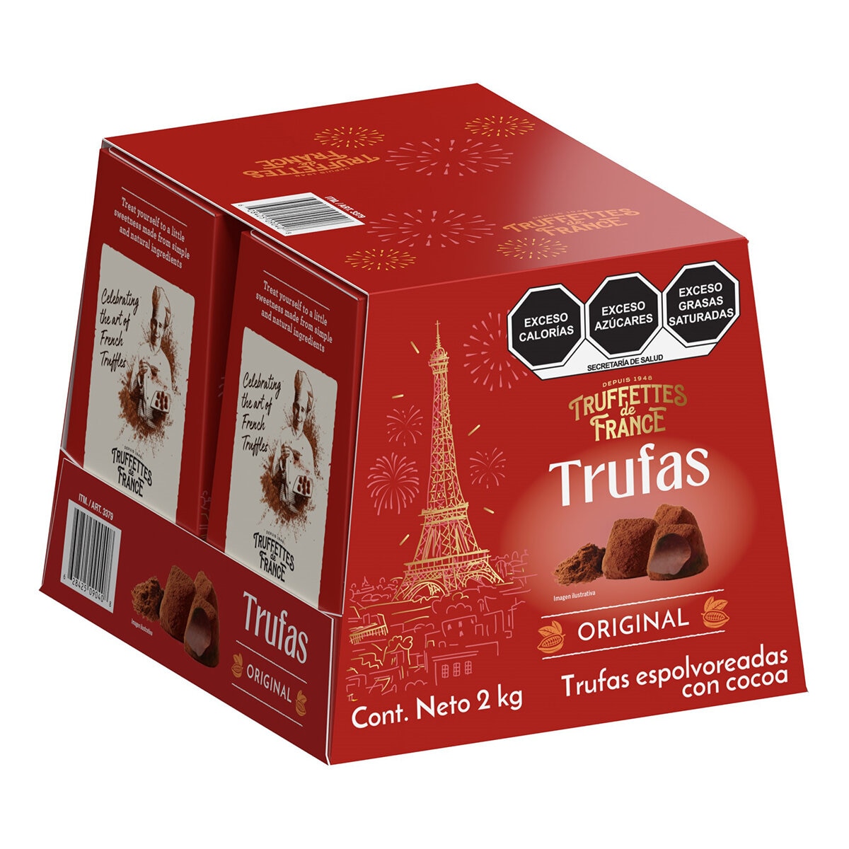 Truffettes de France Trufas Espolvoreadas con Cocoa 2 pzas de 1 kg