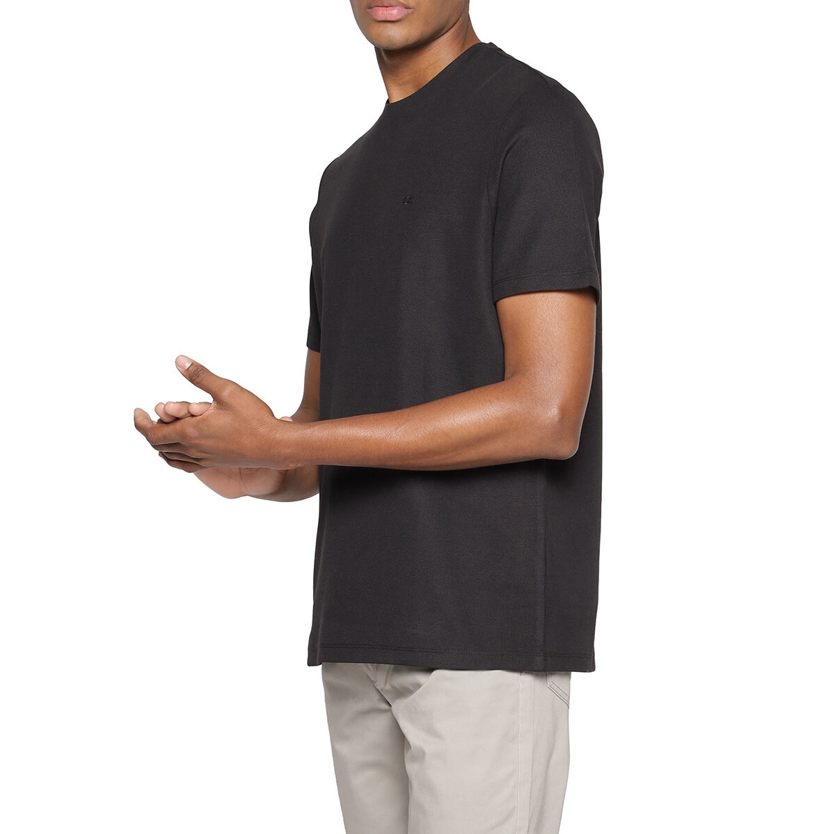 Calvin Klein Playera para Caballero Negro Chica Calvin Klein Playera para Caballero Negro Chica