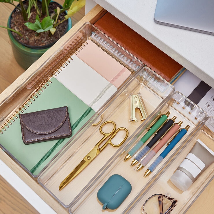 Clearly Set de Organizadores de Plástico, 6 Piezas