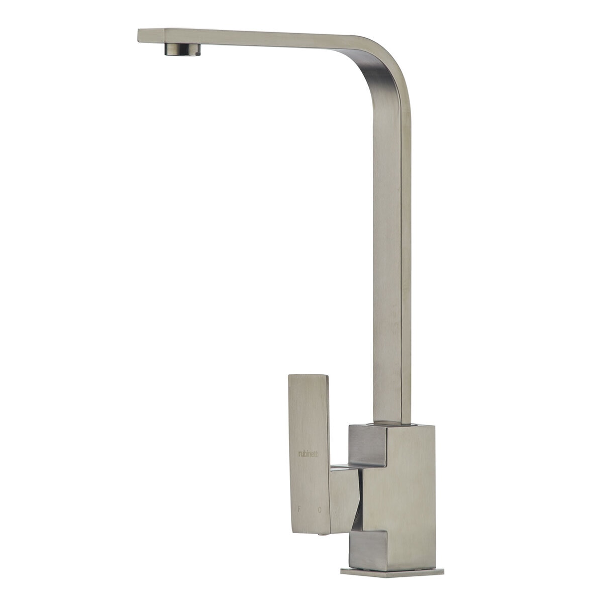 Rubinett, Grifo Monomando de Cocina Cuadrado Satinado