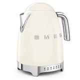 Smeg, Tetera Eléctrica con Temperatura Variable, crema