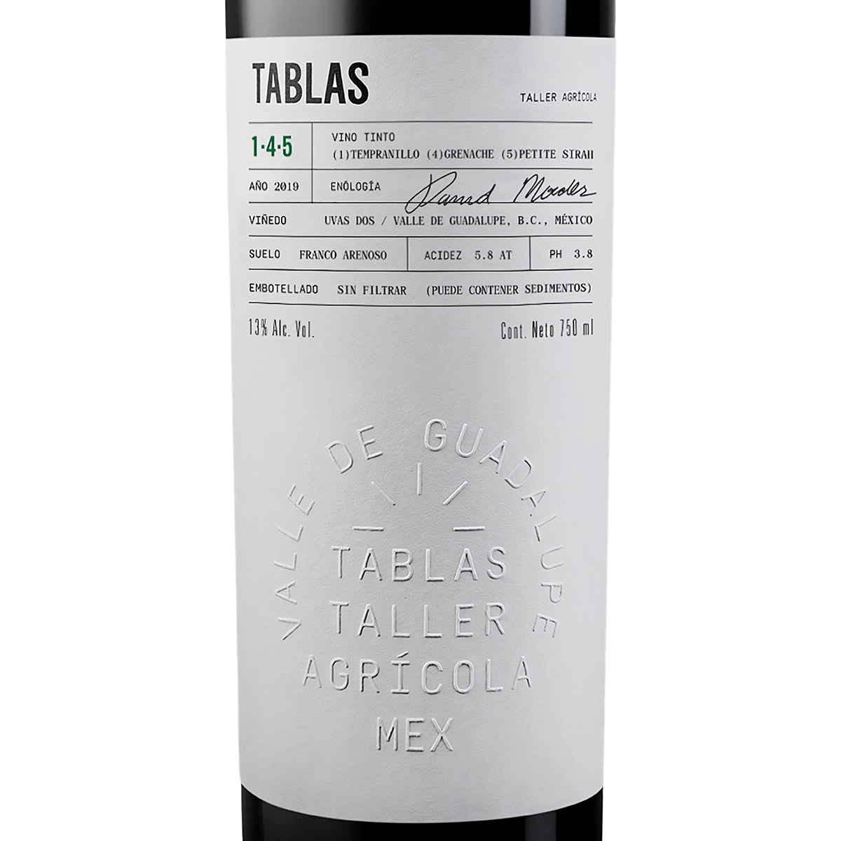 Vino Tinto Tablas 750 ml