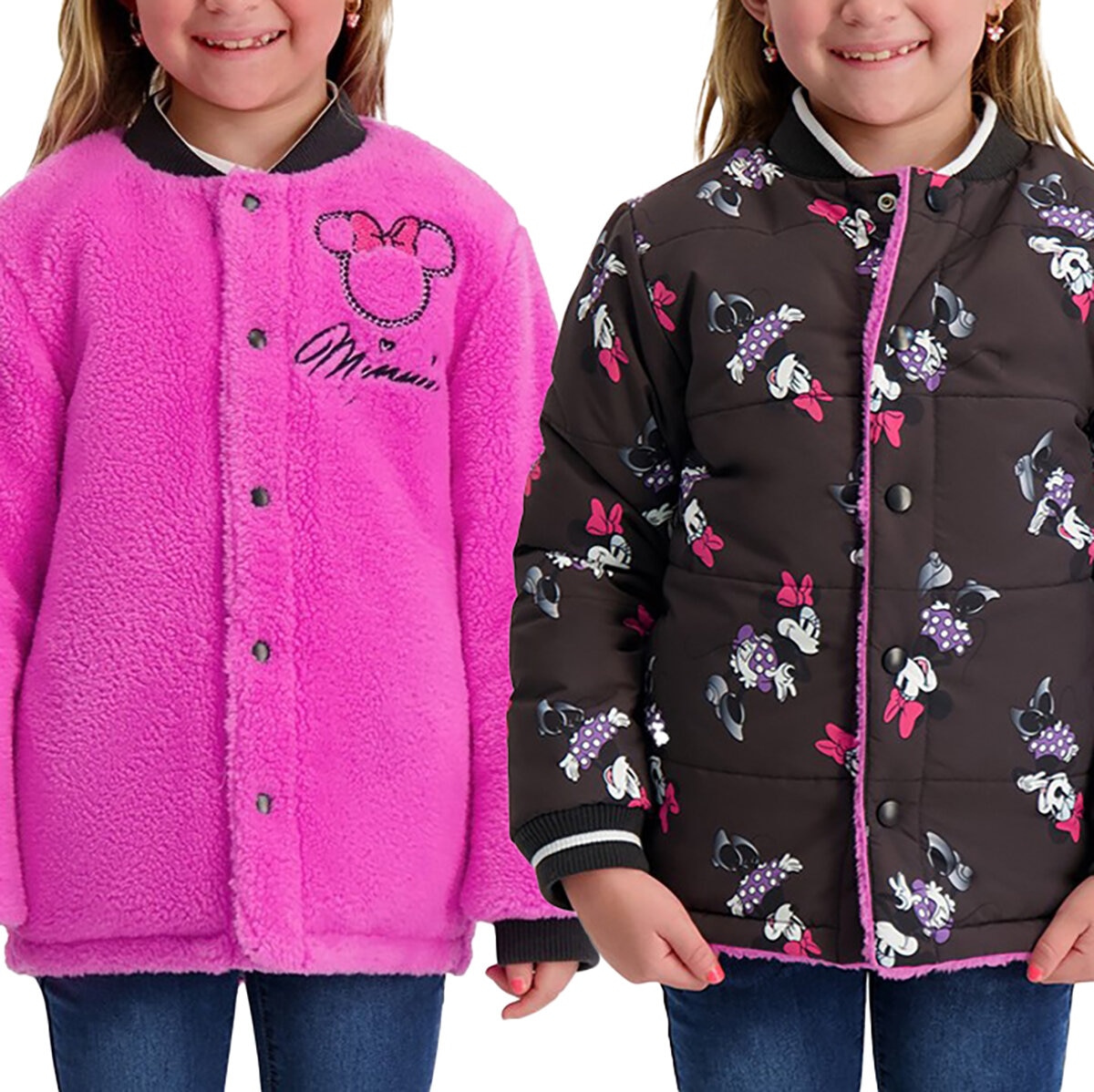 Chamarra Reversible para Niños y Niñas Varias Tallas y Colores