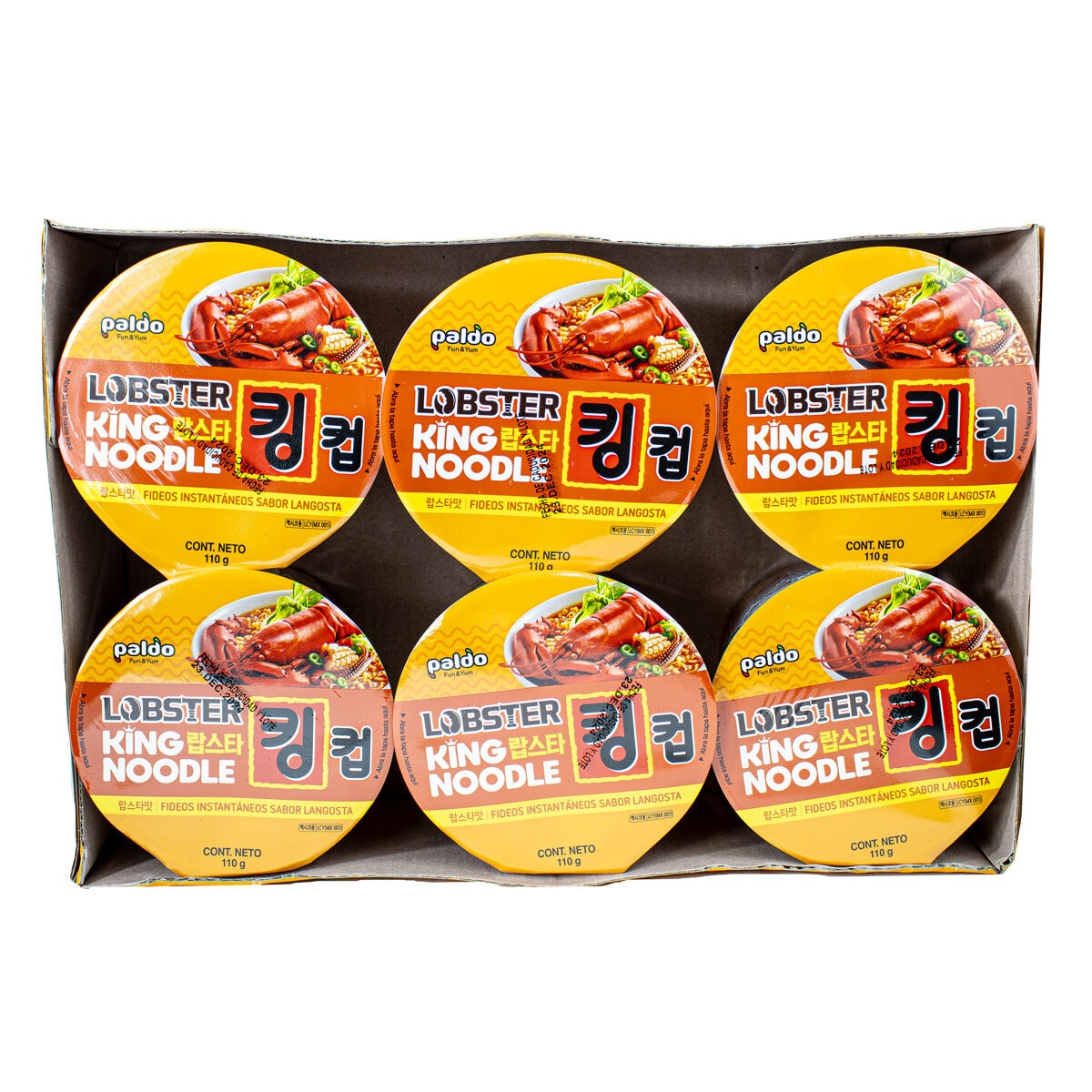 Paldo Ramen Premium Sabor Langosta 6 piezas de 110 gr