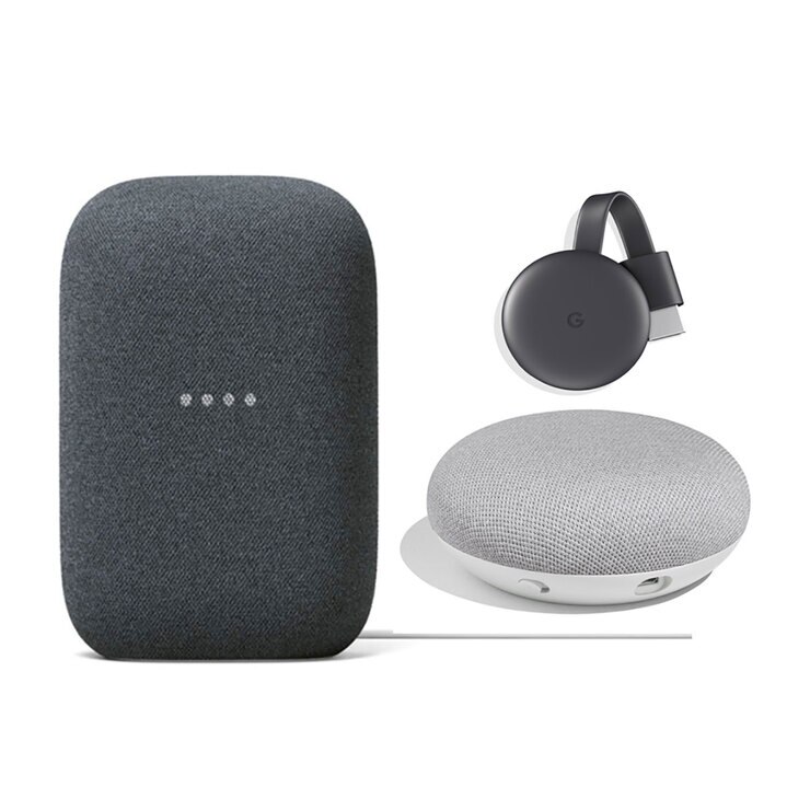 Google Nest Audio + Google Mini + Google Chromecast