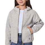 Mondetta Chamarra para Niños y Niñas Gris 5 / 6 Años