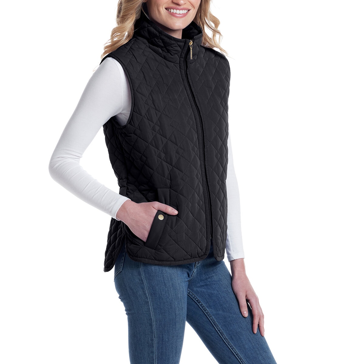 Weatherproof Chaleco para Dama Negro Grande