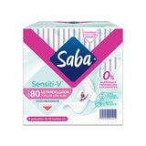 Saba Sensitiv Toallas Femeninas 80 pzas