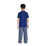 Eddie Bauer Conjunto Casual de Pijama de 4 Piezas para Niña o Niño Azul
