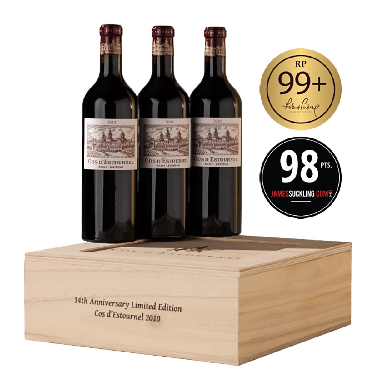 Vino Tinto Chateau Cos D'Estournel 3/750ml