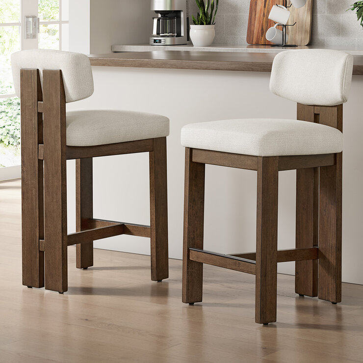 Bayside Furnishings, Juego de 2 Taburetes para Mostrador Bayside Furnishings, Juego de 2 Taburetes para Mostrador