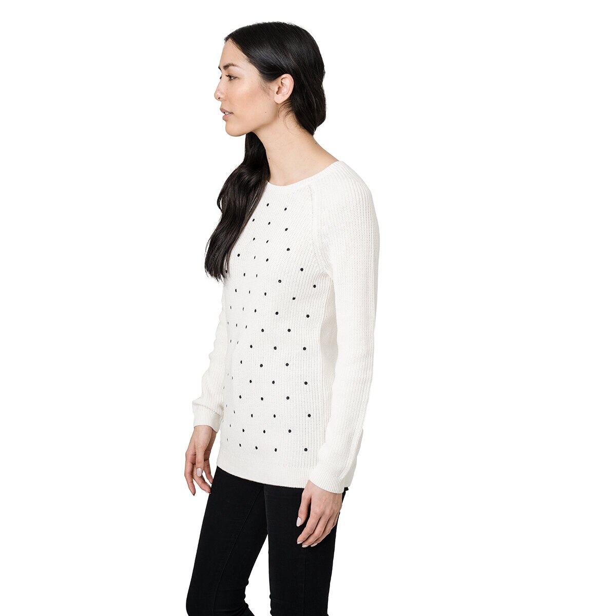 Kersh Sueter para Dama Blanco Grande 