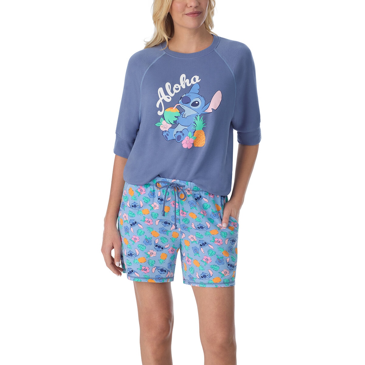 Disney Pijama para Dama Azul Chica Disney Pijama para Dama Azul Chica